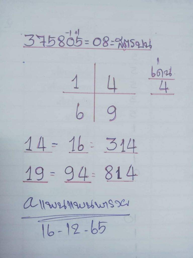 รวมหวยซอง 18 เจ้าดังในไทยรีบเช็คด่วน แนวทางหวยรัฐบาล งวดวันที่ 16 ธันวาคม 2565 ทุกสำนัก