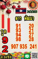 แนวทางหวยลาว 24/2/66 ชุดที่2