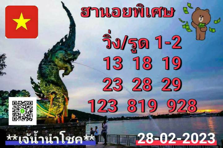 แนวทางหวยฮานอย 28/2/66 ชุดที่3