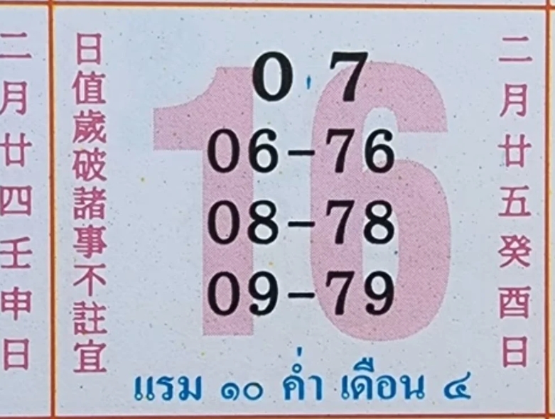 พญานาคให้โชคแล้ว งวด 16-3-66