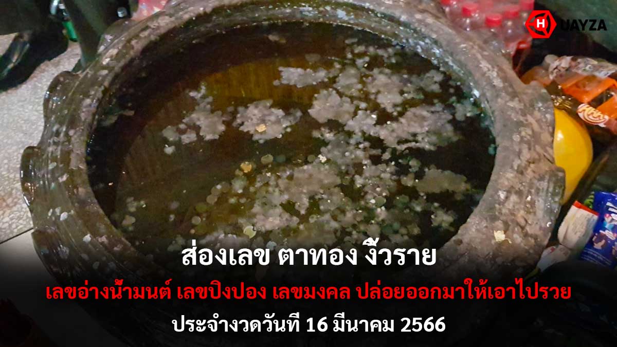 ส่องเลขตาทอง งิ้วราย 16366