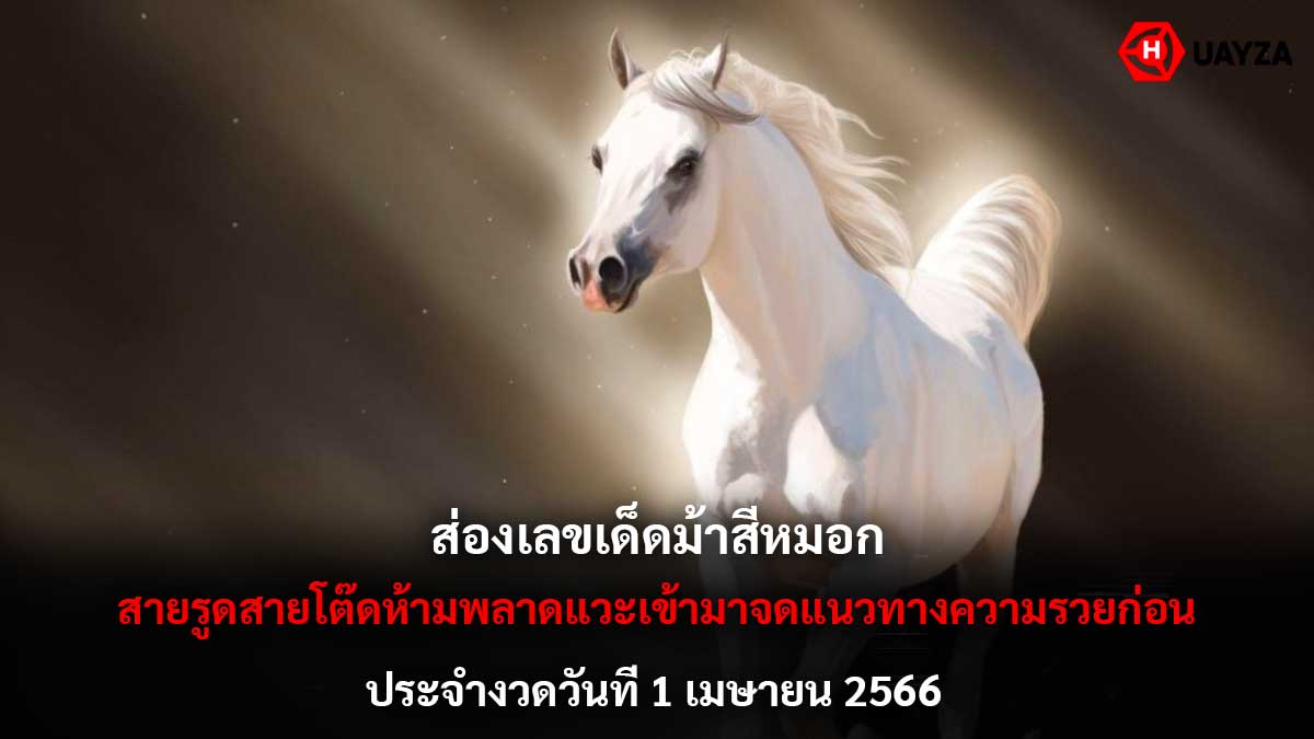 ส่องเลขเด็ดม้าสีหมอก 1 4 66