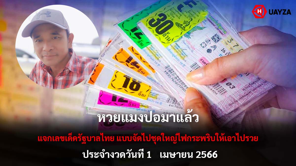 หวยแมงปอ งวด 1 4 66