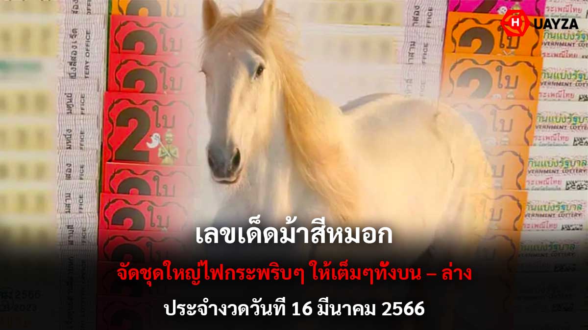 เลขเด็ดม้าสีหมอกงวด 16-3-66