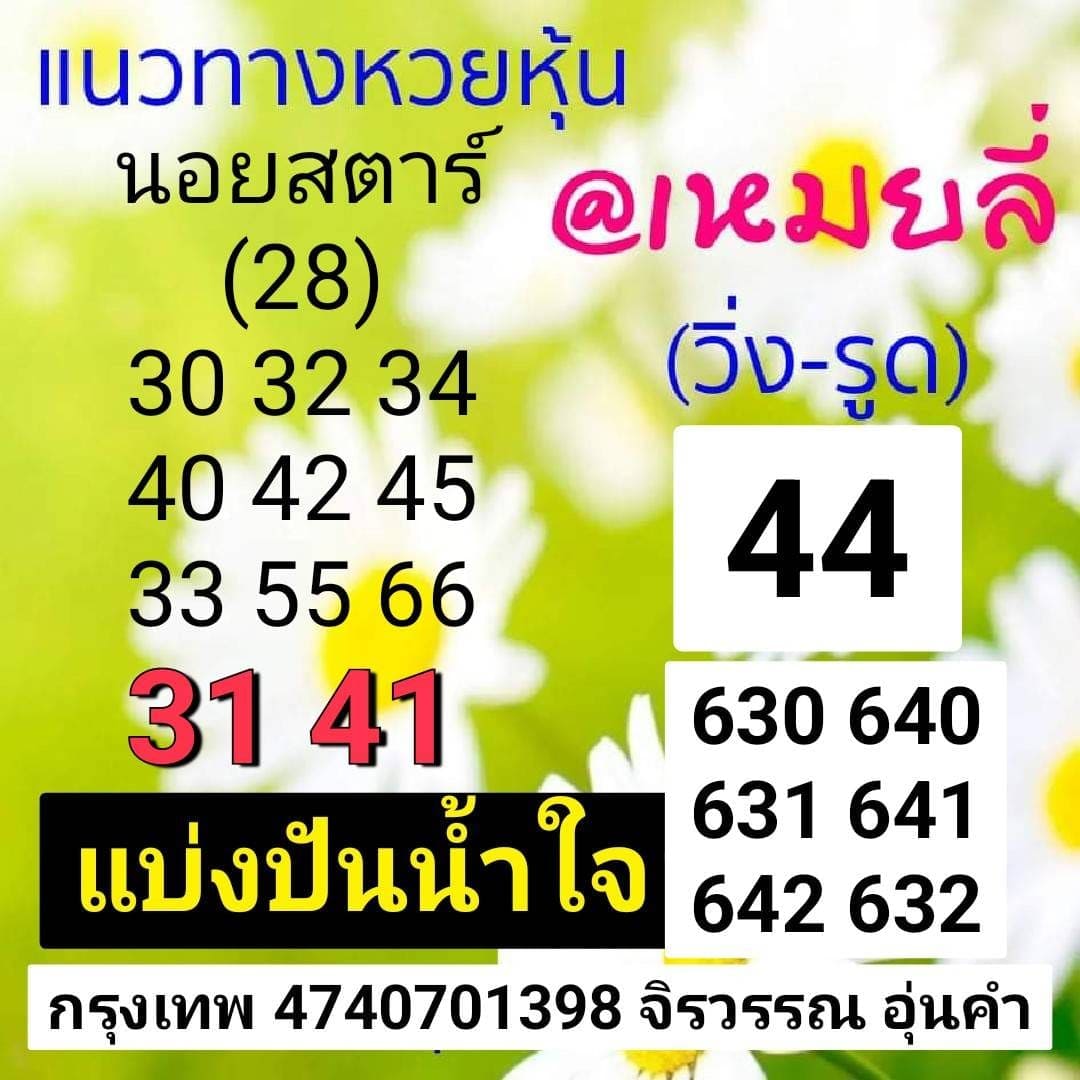 แนวทางหวยฮานอย 29/4/66 ชุดที่5