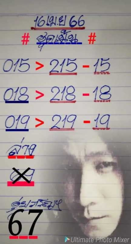 ดุ่ย ภรัญฯ ฟันเลขเด็ด 16 เมษายน 2566