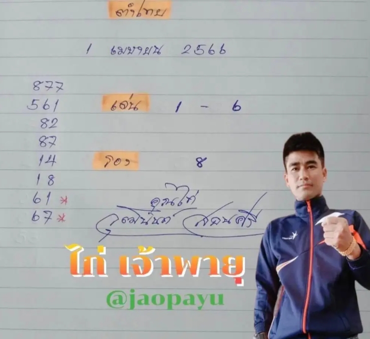 เปิดโพลเลขดัง ไก่เจ้าพายุ 1-4-66
