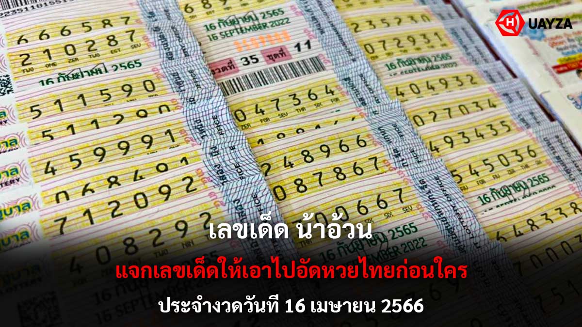 เลขเด็ด น้าอ้วน 16 4 66