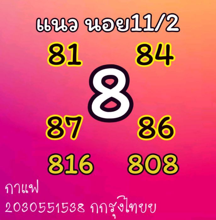แนวทางหวยฮานอย 11/4/66 ชุดที่11