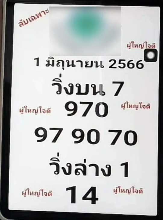 ส่องเลขลับเฉพาะ 1 มิถุนายน 2566