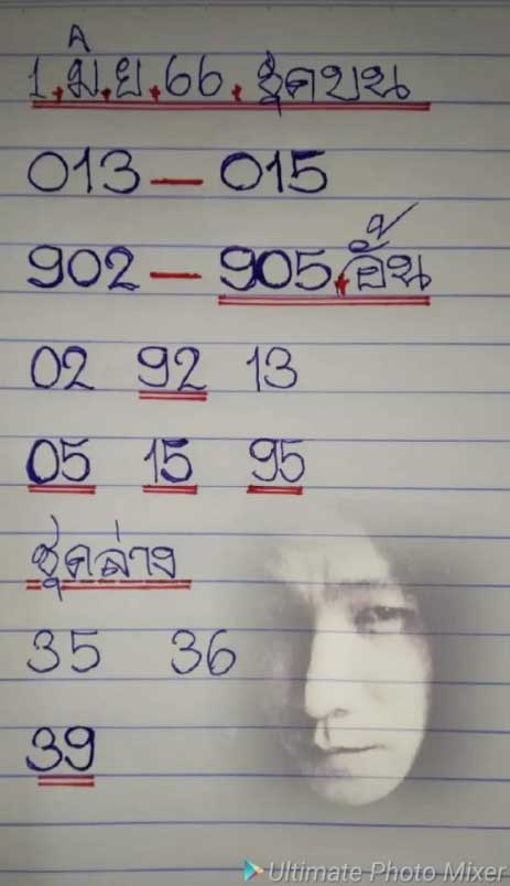 หวยดุ่ยภรัญชุดต่อชี้เป้าเลขรวย1 6 66   1 6 66  