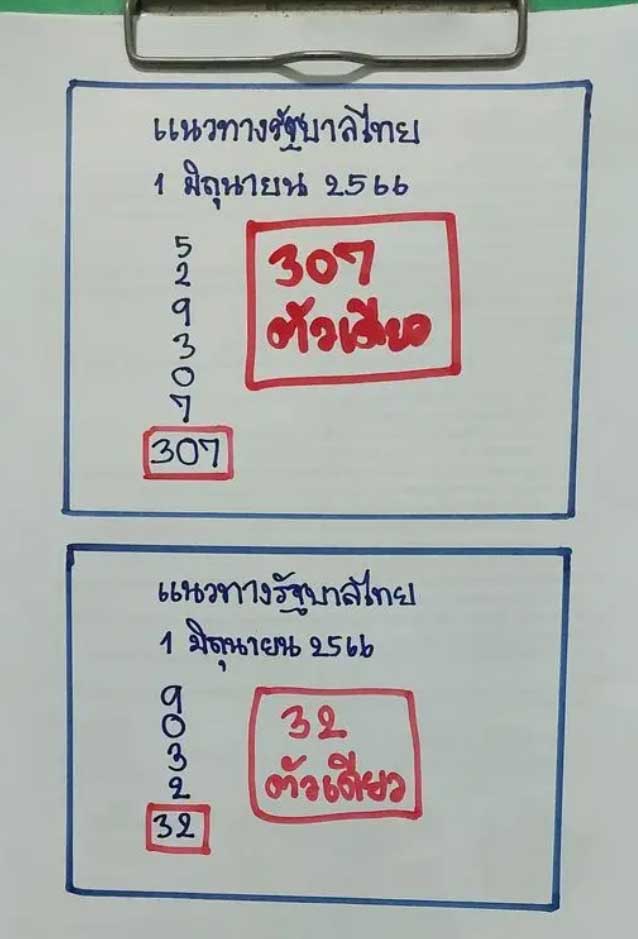 หวยเฮียนันงวด 1 มิถุนายน 2566