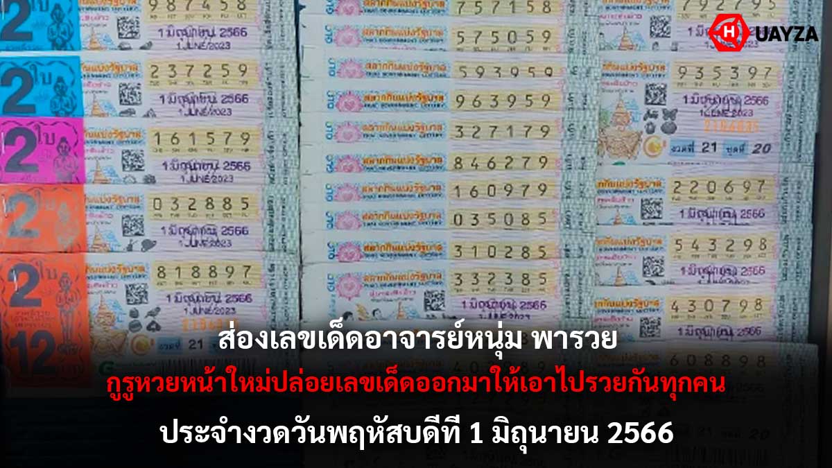 อาจารย์หนุ่ม พารวย 1 6 66
