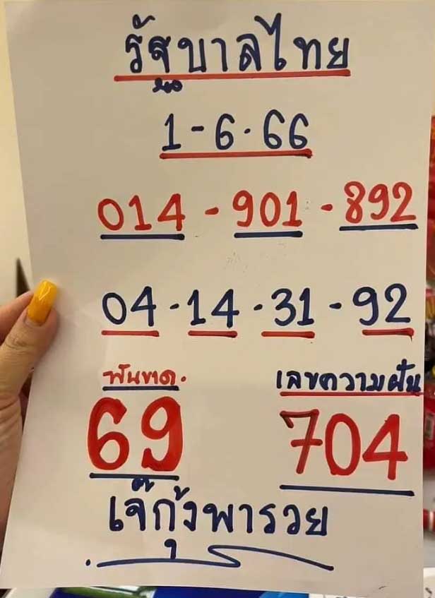 เลขเด็ดเจ๊กุ้งพารวย 1 มิถุนายน 2566