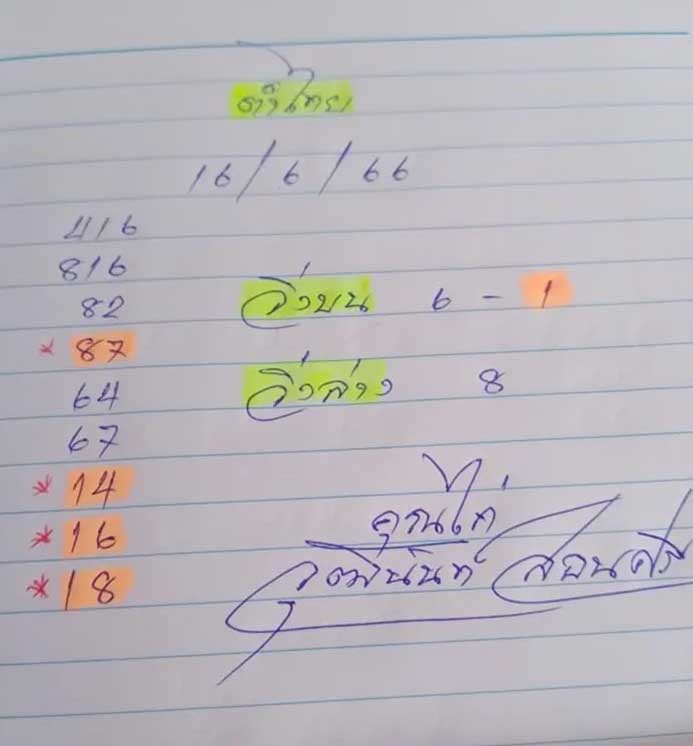 หวยไก่เจ้าพายุ 16 มิถุนายน 2566