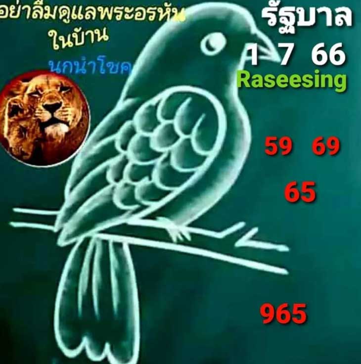 เลขเด็ดนกนำโชคงวดวันที่ 1 กรกฎคม 2566