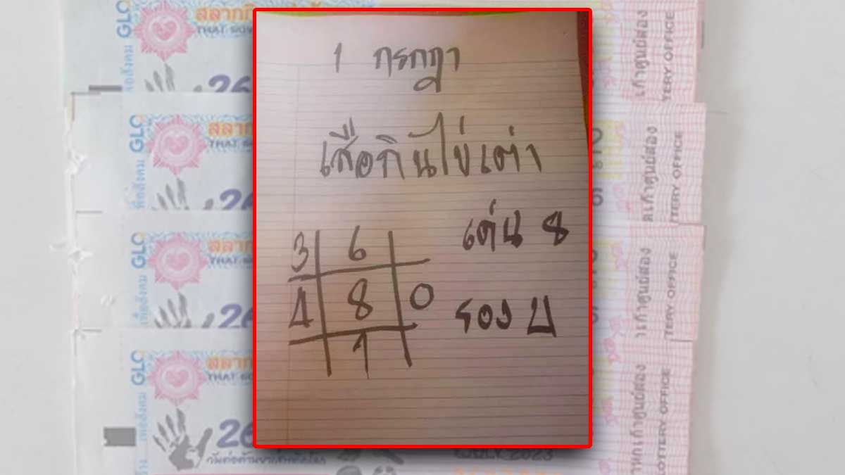 เสือกินไข่เต่า งวด1 กรกฎษคม 2566