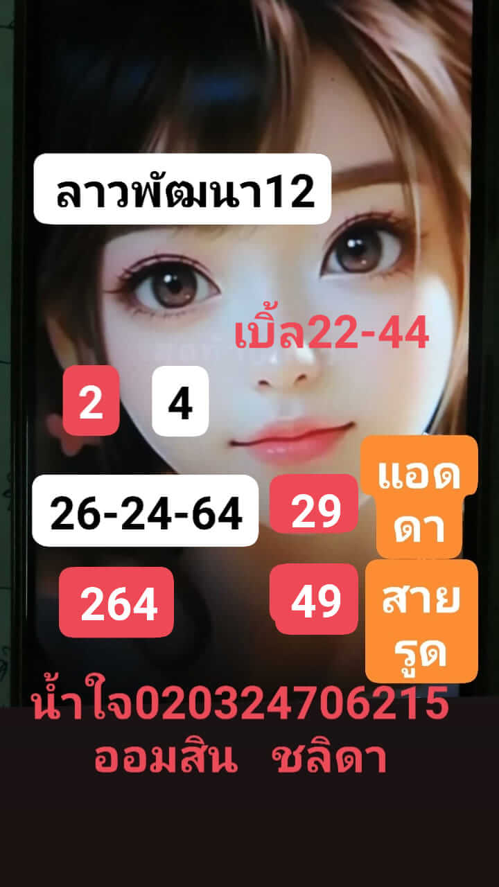 หวยลาว 12-7-66 ชุด2