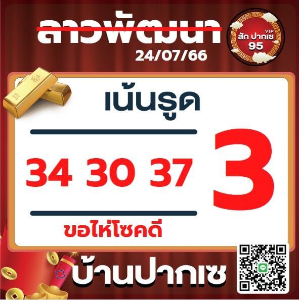 หวยลาว 24-7-66 ชุด7