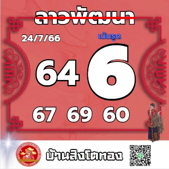 หวยลาว 24-7-66 ชุด8