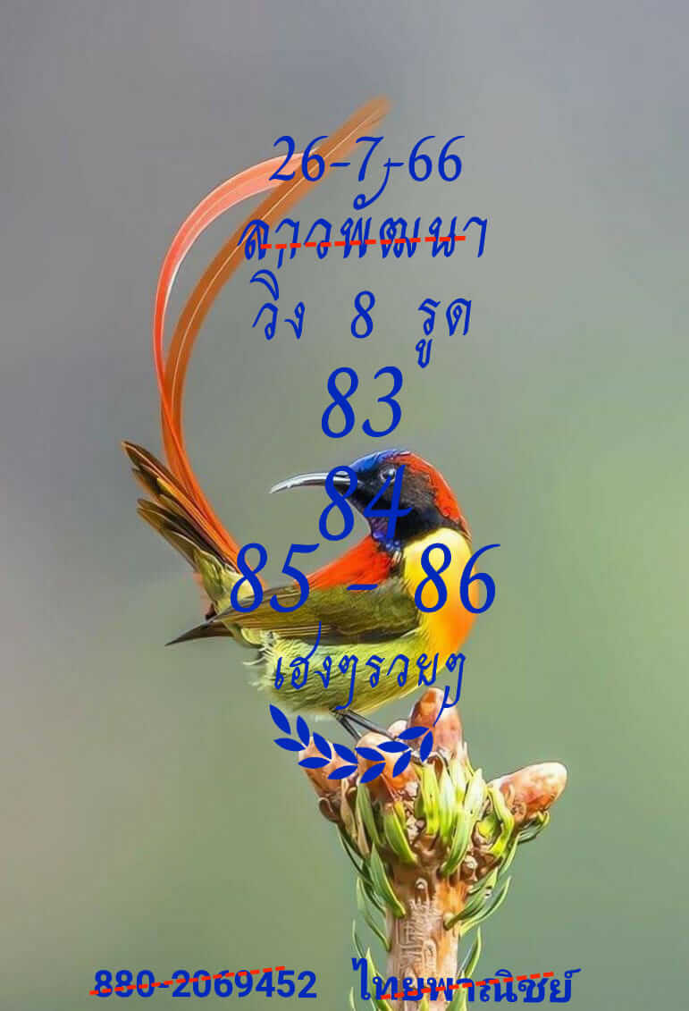 หวยลาว 26-7-66 ชุด4