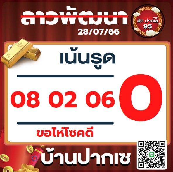 หวยลาว 28-7-66 ชุด4