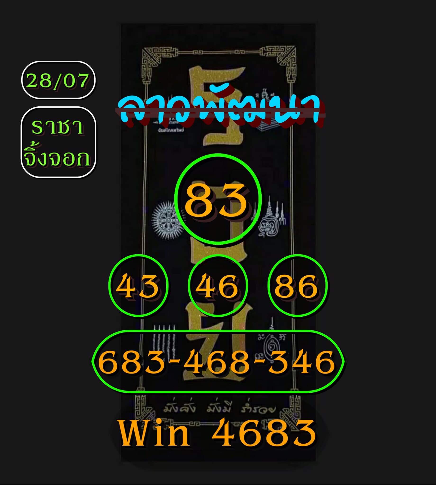 หวยลาว 28-7-66 ชุด5