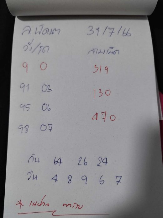 หวยลาว 31-7-66 ชุด4