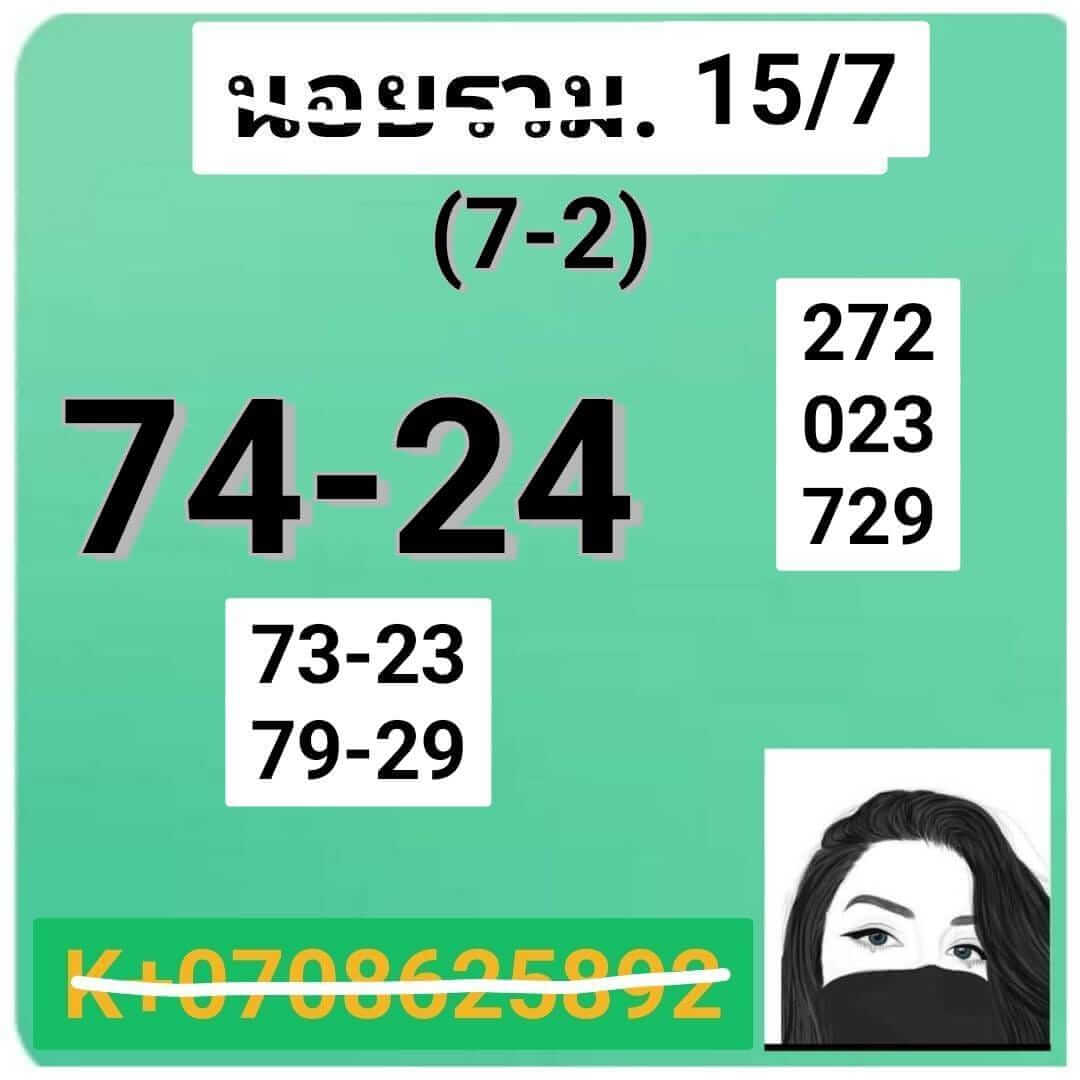 หวยฮานอย15-7-66 ชุด2