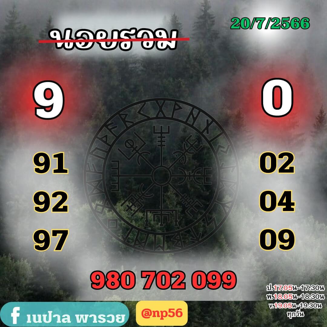 หวยฮานอย20-7-66 ชุด6