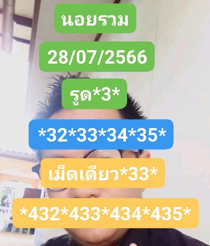 หวยฮานอย28-7-66 ชุด5