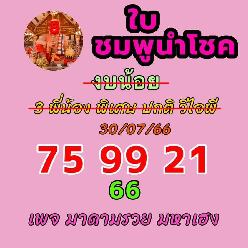 หวยฮานอย30-7-66 ชุด4