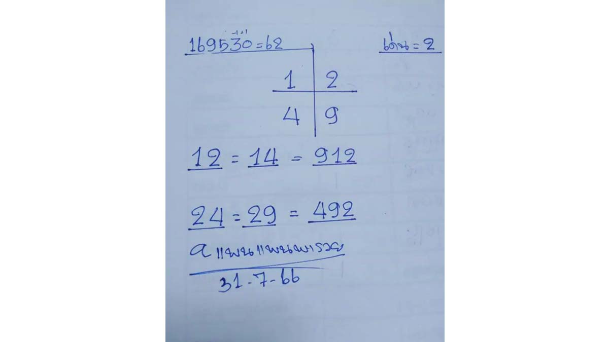 หวยแพนแพนพารวย งวดวันที่ 31 กรกฎาคม 2566