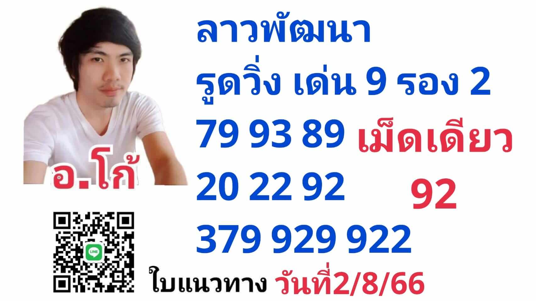 หวยลาว 2-8-66 ชุด4