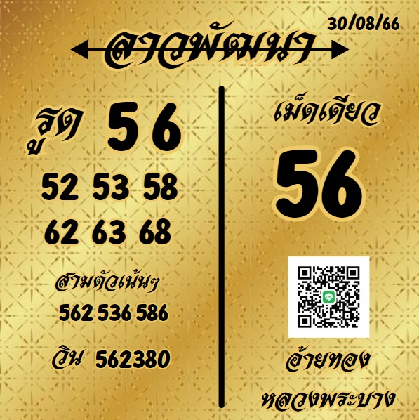 หวยลาว 30-8-66 ชุด6