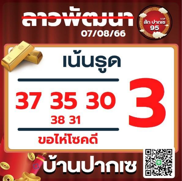 หวยลาว 7-8-66 ชุด9