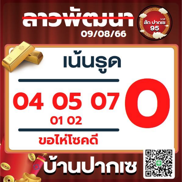 หวยลาว 9-8-66 ชุด8