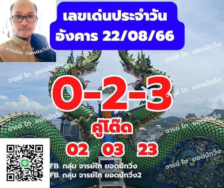 หวยฮานอย22-8-66 ชุด2