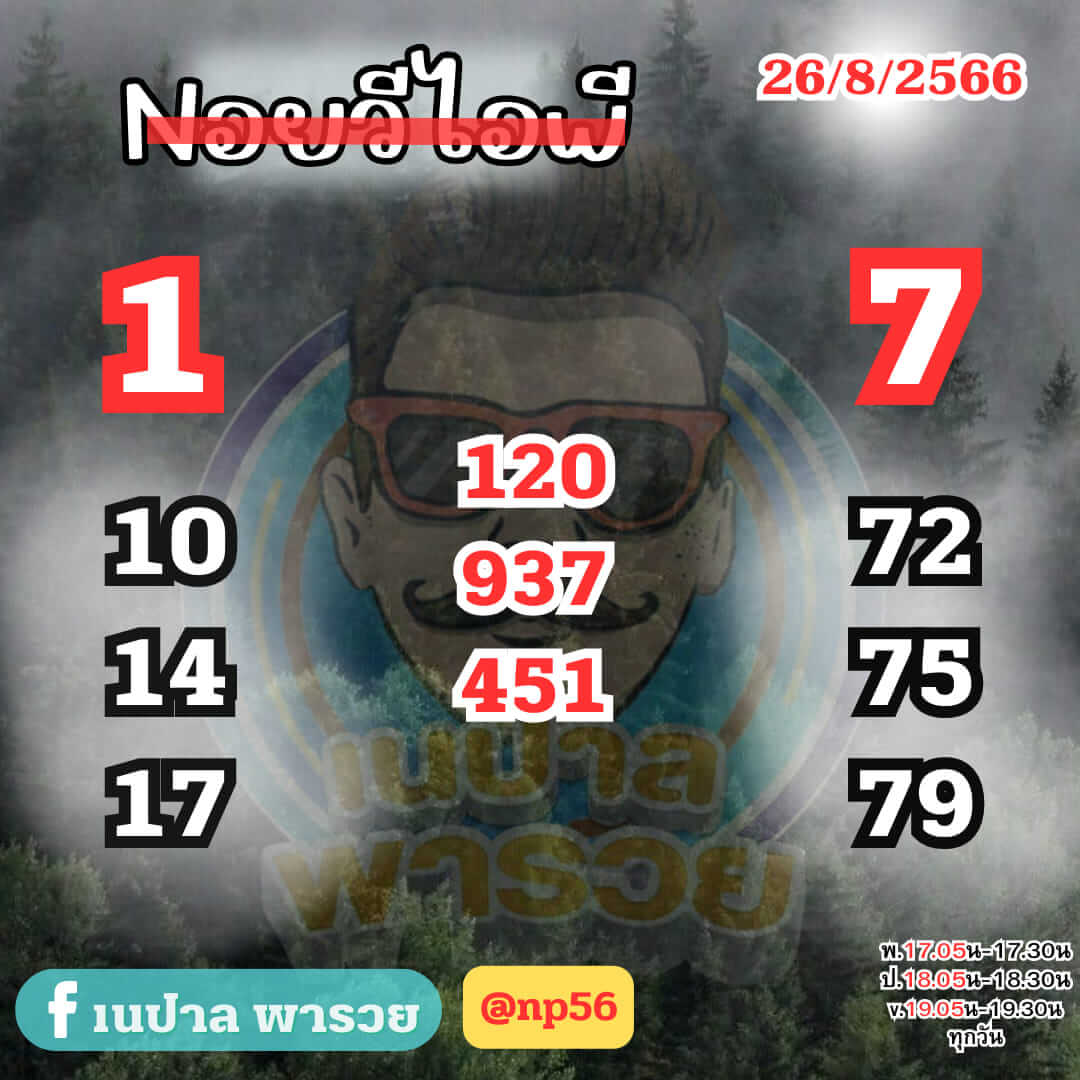 หวยฮานอย26-8-66 ชุด4