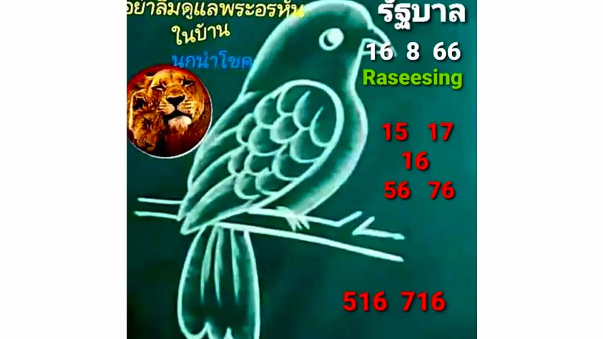 เลขเด็ด นกนำโชค16 สิงหาคม 2566