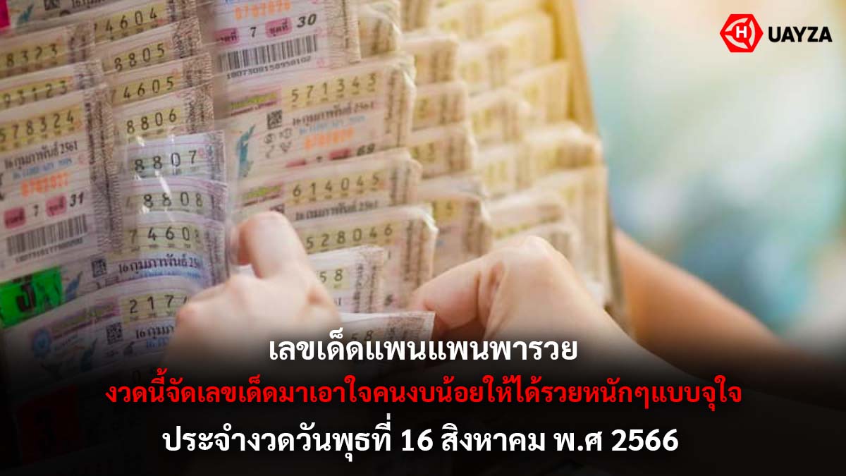 เลขเด็ดแพนแพนพารวย 16 8 66