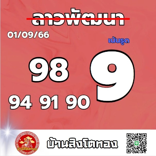 หวยลาว 1-9-66 ชุด9