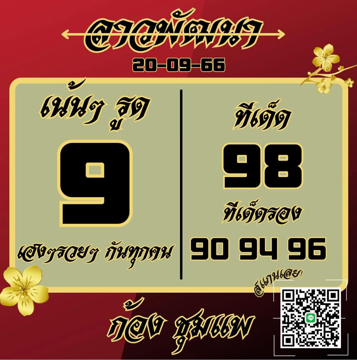 หวยลาว 20-9-66 ชุด2