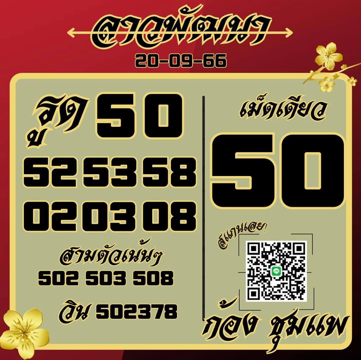 หวยลาว 20-9-66 ชุด4