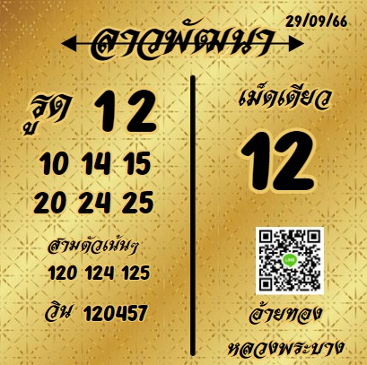 หวยลาว 29-9-66 ชุด7
