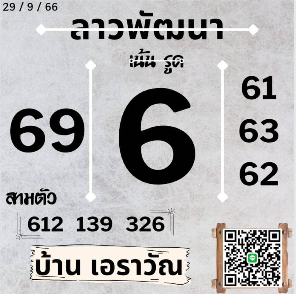 หวยลาว 29-9-66 ชุด8