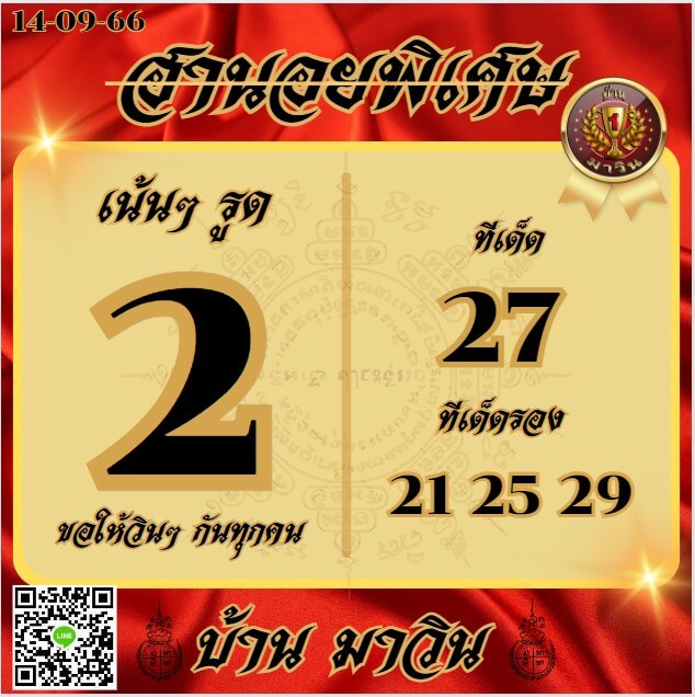 หวยฮานอย 13-9-66 ชุด7