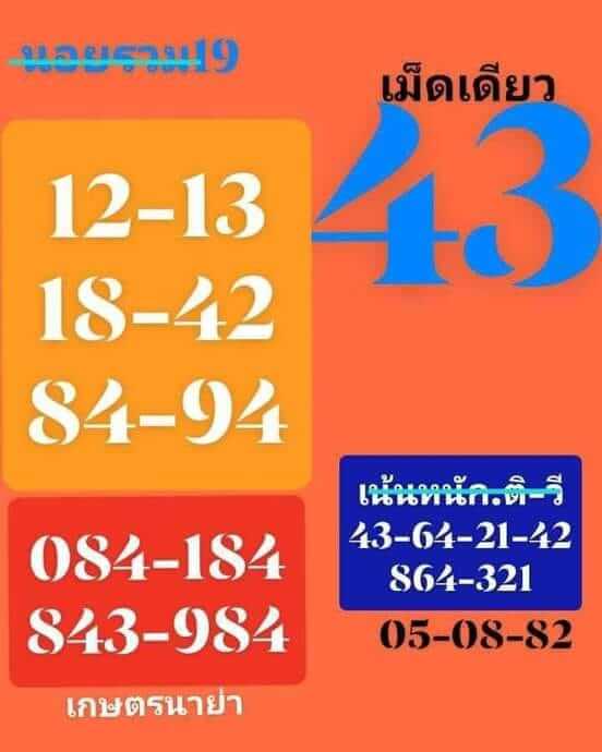 หวยฮานอย 19-9-66 ชุด9