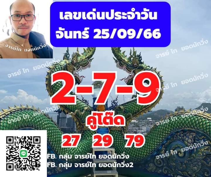 หวยฮานอย 25-9-66 ชุด2