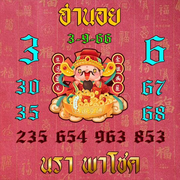 หวยฮานอย 3-9-66 ชุด7